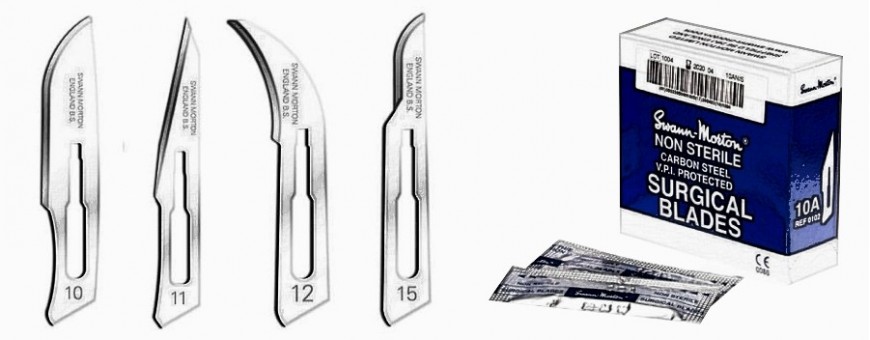 Swann - Morton non sterile Carbon Steel Surgical Blades