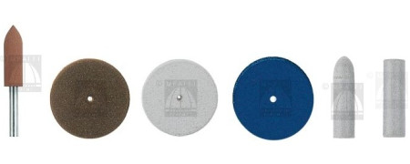Silicone polishers for pre-polishing