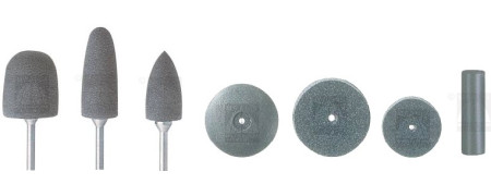 Silicone polishers for finishing