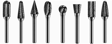 Carbide Burs and Twist drills