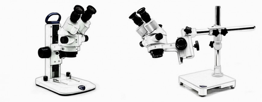 Stereomicroscopi per ispezione, controllo qualità, gemmologia.