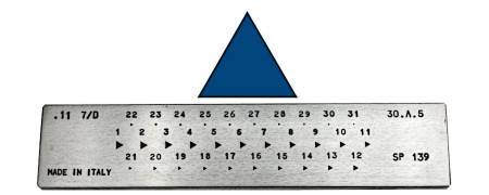 Steel drawplates with Triangular Shape for Goldsmiths