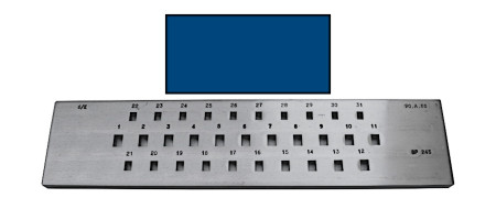 Steel drawplates with Rectangular Shape for Goldsmiths and silversmith