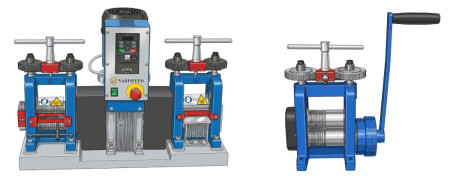 Rolling Mills for gold and silver, electric and manual