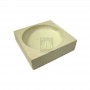 Squared ceramic crucible cm 7x7