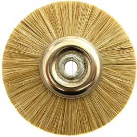 Jota Wheel Brush Ø 50 mm - Stiff white bristle
