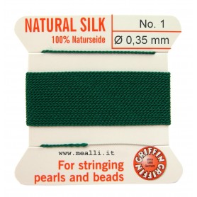 Silk Bead Cord Green