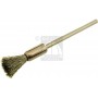 Crimped Steel Wire End Brush Ø 9 mm, mounted
