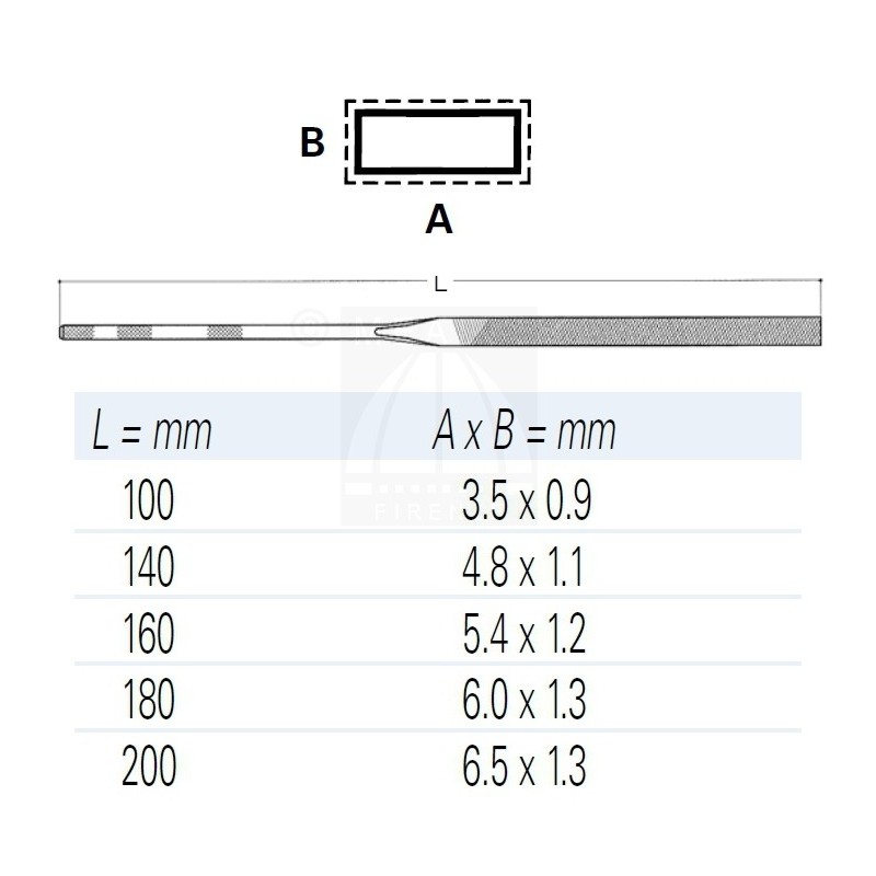PFERD TOOLS Lima ad ago diamantata quadra per materiali duri | Mister