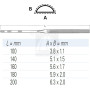VALLORBE Needle File Half-Round