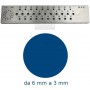 Round Steel drawplate from 6 to 3 mm