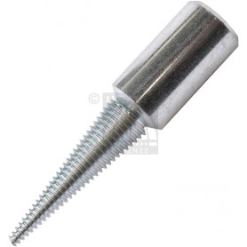 Tapered spindles for polishing machines