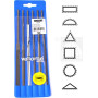 Set of 6 VALLORBE Needle File