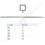VALLORBE Needle File Square