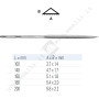 VALLORBE Needle File Barrette