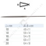 VALLORBE Needle File Knife