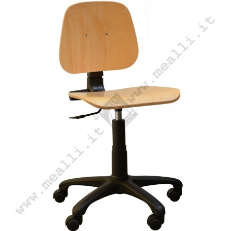Wood Laboratory Chair
