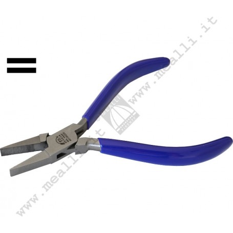 Flat nose Knurled Jaws Forming Plier