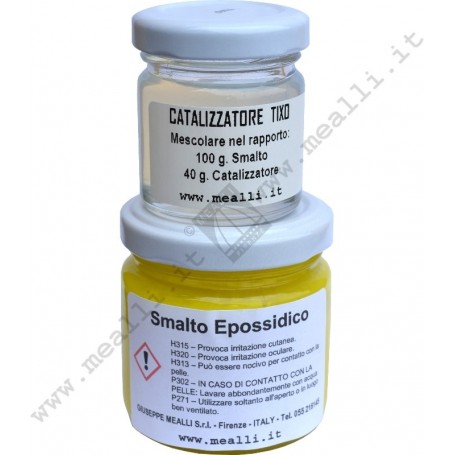 Epoxy enamel with catalyst Yellow