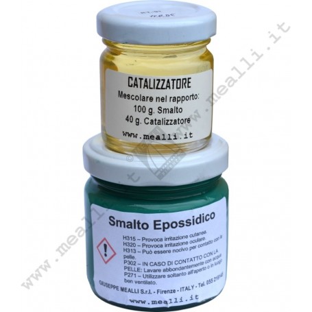 Epoxy enamel with catalyst Green