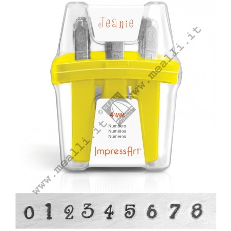 Numerical Marking punch set  - mm 4.0 Jeanie