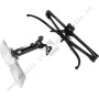 Spring clip-on magnifying
