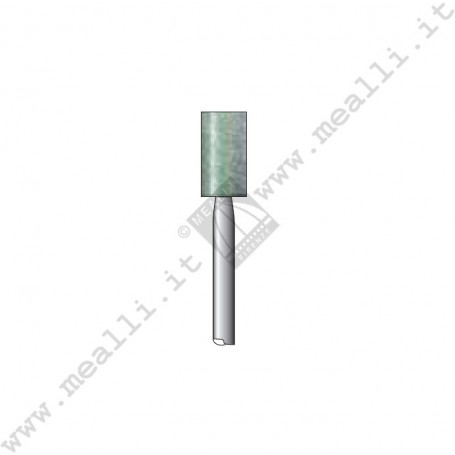 Green Silicon carbide Cylinder Bur 10x5 mm