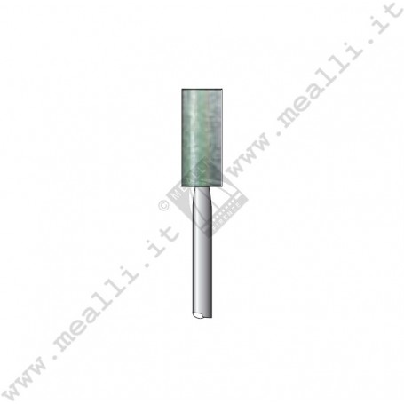 Green Silicon carbide Cylinder Bur 13x5 mm