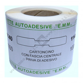 Adhesive Cardboard price tags for rings
