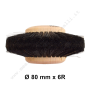 Circular Brush Ø 80 mm 6 Rows - Stiff black chungking bristle