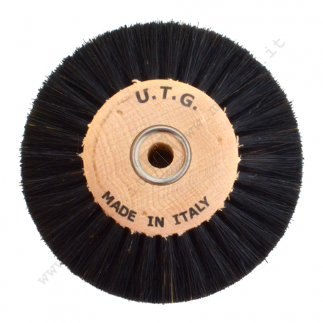 Circular Brush Ø 80 mm 2 Rows - Stiff black chungking bristle
