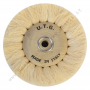 White cotton yarn circular brush