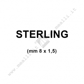 Punzone "STERLING" - mm 8 x 1,5 h