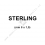 Punzone "STERLING" - mm 8 x 1,5 h