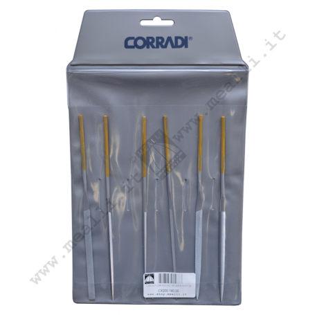Set of 6 CORRADI CORINOX Needle File