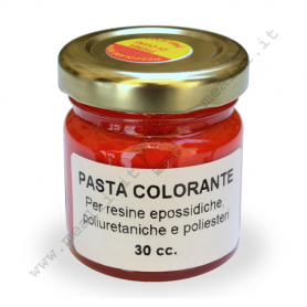 Pasta colorante per resine Rossa