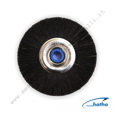 Hatho Wheel Brush Art. 121 48 Black Chungking Bristles