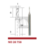 Tungsten carbide miller Ø 1,0 mm