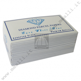 Diamond Parcel Papers White-Blue