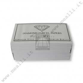 Diamond Parcel Papers White-White