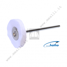 Wheel Brush Bleached Muslin Cloth Hatho Ø 22 mm