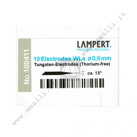 PUK Tungsten electrodes 0,6 mm
