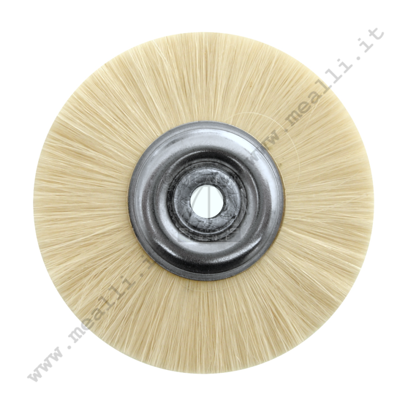 HKM 6412 Testa Spazzola Con Pelo Di Capra – Misura M, Legno, Morbida - 3