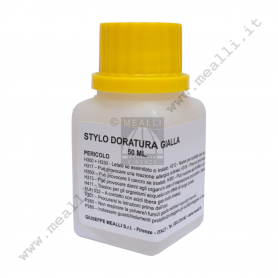 Yellow Gold Pen-Plating Solution 50 ml.