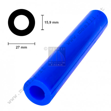 Matt wax tube Center Hole BLUE