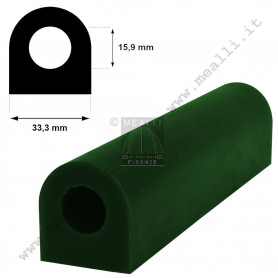 Matt wax tube flat top GREEN