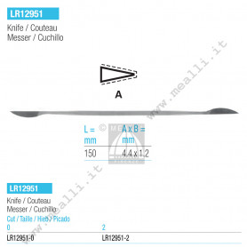 Rifflers mm 150 Knife shape