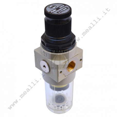 Filter regulator for compressors 0-12 bar