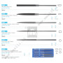 Set of 5 VALLORBE Habilis files LH2630-00