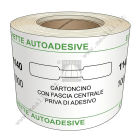 Adhesive Cardboard price tags for rings